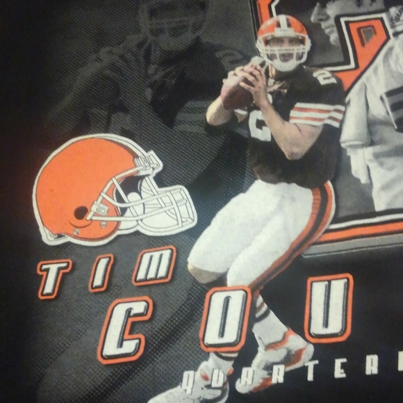 ๐ถ y2k ๐ฅ Tim Couch ๐ Cleveland Browns Shirt Large QB ๐ Vintage 2000 CLE 216 - Picture 6 of 9